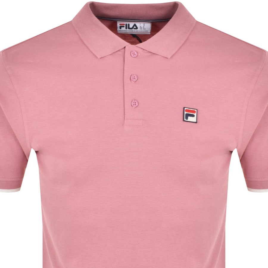 Pink and white fila shirt store